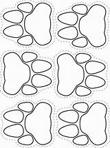 Claw Coloring4free Shapes Footprint Derby Pinewood Footprints Viatico Designlooter sketch template