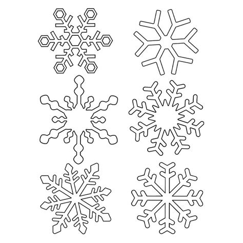 printable snowflakes