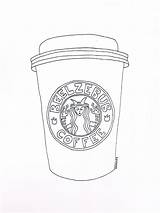 Starbucks Coloring Pages Sketch Drink Logo Coffee Drawing Starbuck Rise Outline Template Sketches Paintingvalley sketch template