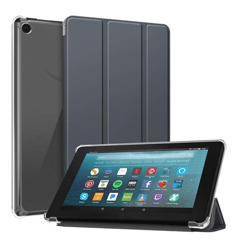 fintie slim case    amazon fire  tablet  generation  releasetranslucent