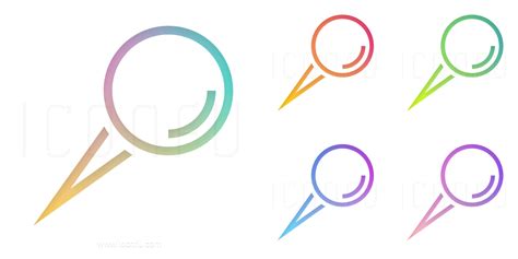 pin round head icon gradient color style iconfu