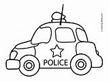 Police Car Coloring Pages sketch template