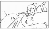 Totoro Voisin Ghibli Coloriages Mythique Vecino Colouring Colorear Miyasaki Coloringhome Howl Howls Miyazaki Ausmalen Caricatura Zeichnen Totoros Satsuki Manga перейти sketch template