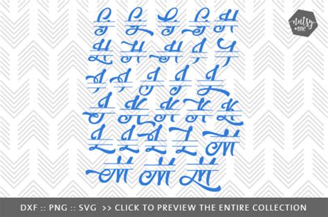 split monogram  dxf png svg cut file  nutsy  thehungryjpeg