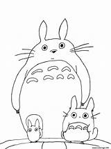 Totoro Getcolorings Deviantart sketch template