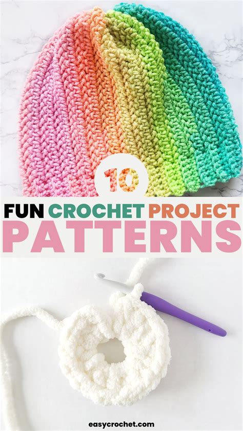 fun easy crochet projects     skill level easy crochet