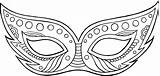 Gras Mardi Mask Coloring Outline Pages Printable Venetian Isolated Element Adults Vector Illustrations Illustration Print 30seconds Ad Fat Tuesday Mom sketch template