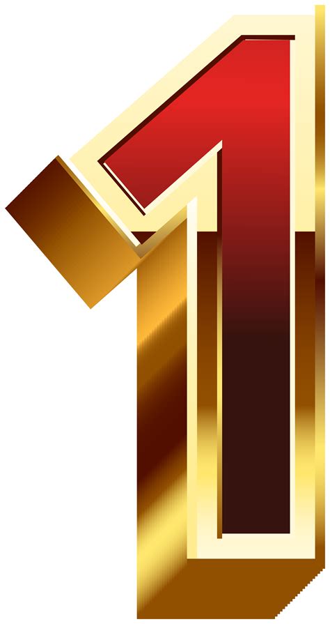 gold red number png clip art gallery yopriceville high quality
