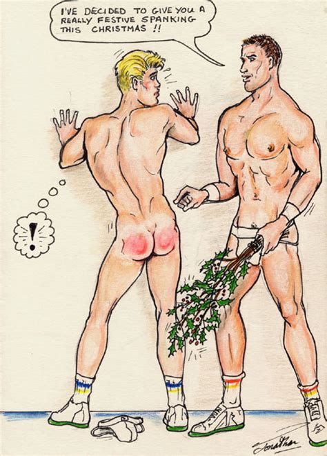 gay spanking comics