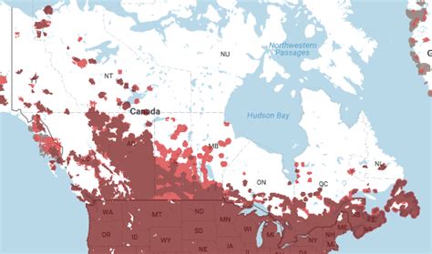 Verizon Coverage Map Canada – Map Of The Usa With State Names