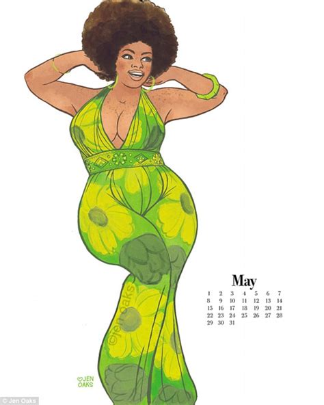illustrator jen oaks creates minx calendar for 2016