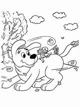 Coloring Clifford Pages Printable Dog Kids Halloween Puppy Red Windy Color Print Disney Big Emily Cartoons Online Choose Board Coloringpages1001 sketch template