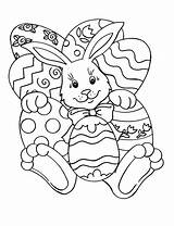 Lapin Coloriage Paques Dessin Colorier Dessiner Ligne sketch template