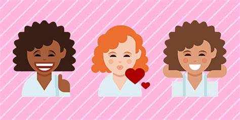 These Adorable New Emojis Have Curly Hair For The First Time Ever