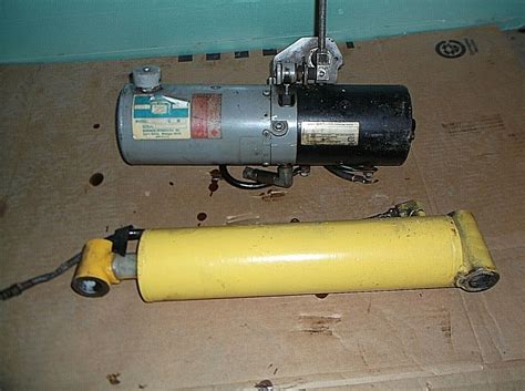 volt monarch hydraulic pump  hydraulic ram  cylinder  al industries tooltimes
