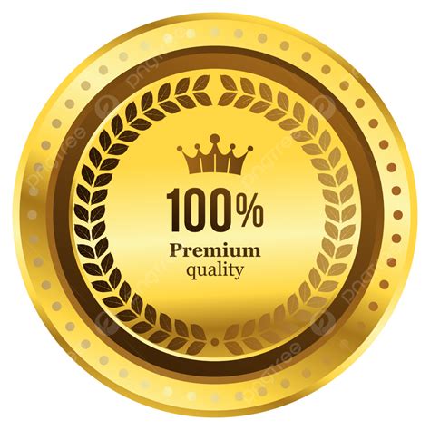 sello de calidad dorada premium png de primera calidad calidad