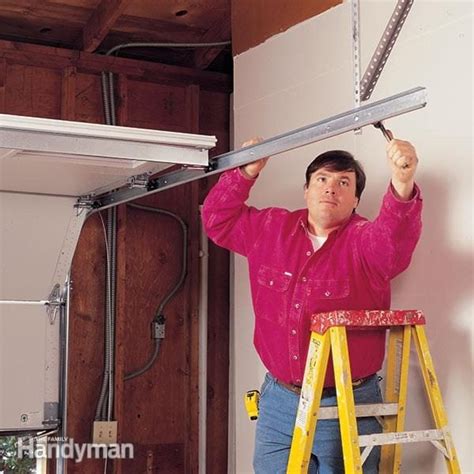 install  garage door diy family handyman