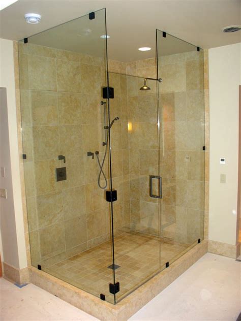 custom designed showers  seattle puget sound cascade glass