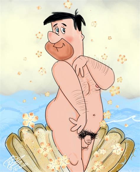 Rule 34 E Ocasio Fine Art Parody Fred Flintstone Male