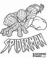 Spiderman Topcoloringpages Spidey sketch template