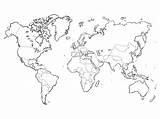 Planisferio Mapamundi Continentes Planisferios Continent sketch template