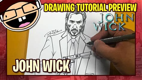 preview   draw john wick john wick trilogy tutorial time