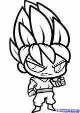 Goku Chibi Coloring Super Pages Saiyan Dragon Drawing Scarface Draw Step Ball Dragoart Color Clipartmag Kids Getdrawings Dragonball Cyborg Getcolorings sketch template