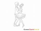 Tanz Tanzschule Tanzpaar Polka Drucken Ausmalbilder Ausdrucken sketch template