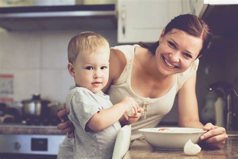Mom And Son In Kitchen – Telegraph