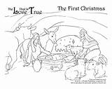 Christmas Sunday School Coloring Pages Getcolorings Getdrawings sketch template