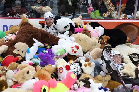 Photos Hershey Bears Collect World Record 45 650 Toys On Teddy Bear