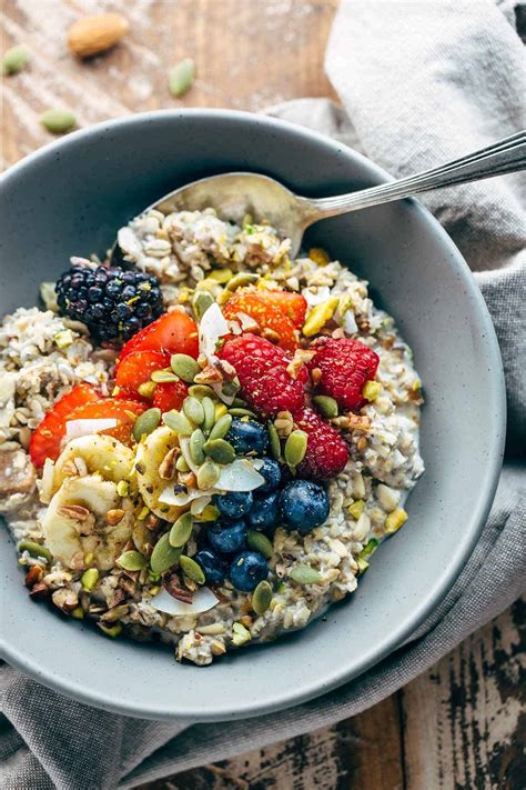 minute healthy berry muesli breakfast bowls recipe jessica gavin