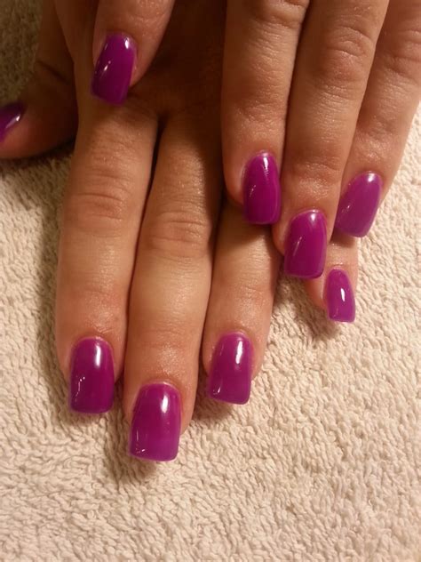 orly gel fx purple crush gel polish  acrylic nails set  mai yelp