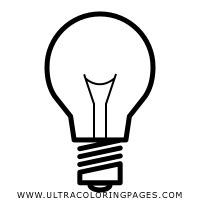 light bulb coloring page ultra coloring pages
