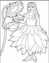 Nicole 2007 September Sunflower Theme Birthday Party Florian Created Coloring sketch template