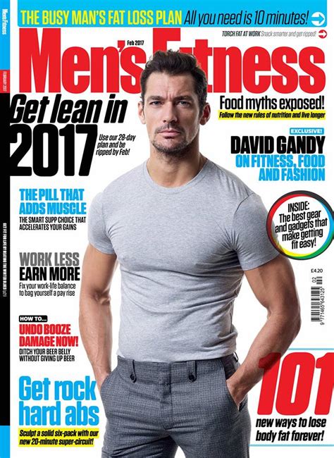 top model david gandy melt us in uk men s fitness magazine fashionably male