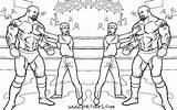 Wwe Coloring Pages Printable Everfreecoloring People sketch template