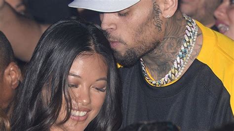 chris brown and ammika harris wear wedding rings did they get married hollywood life