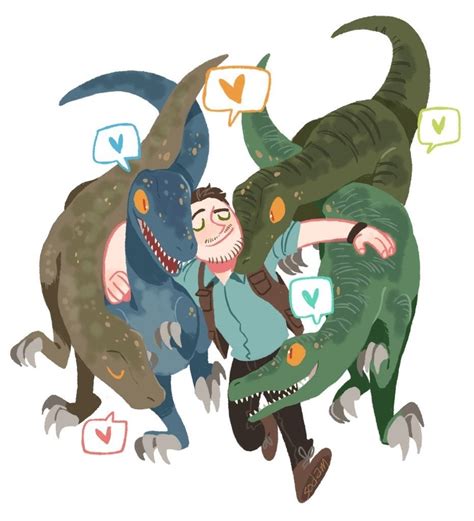 Owen And His Velociraptors Jurassic World Fan Art