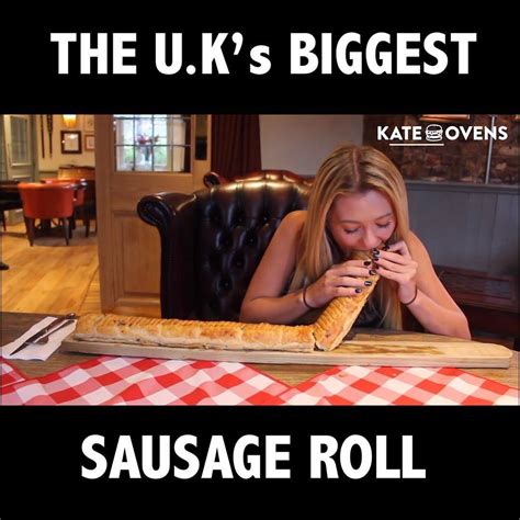 Girl Vs Biggest Sausage Roll In Uk A 3ft Sausage Roll Challenge With