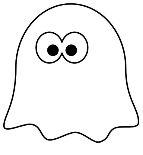 cute ghost coloring pages pinterest