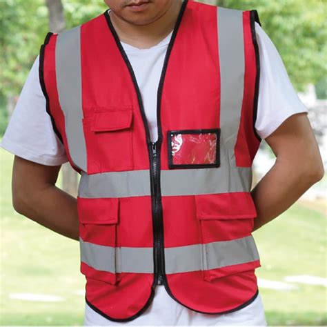 safety vests  vis reflective safety vest  multi pockets