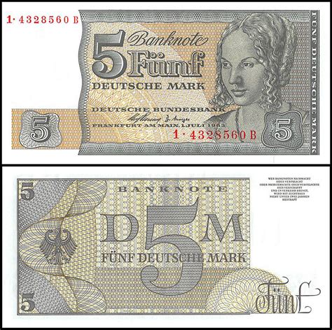 banknote world educational germany germany  deutsche mark banknote  p
