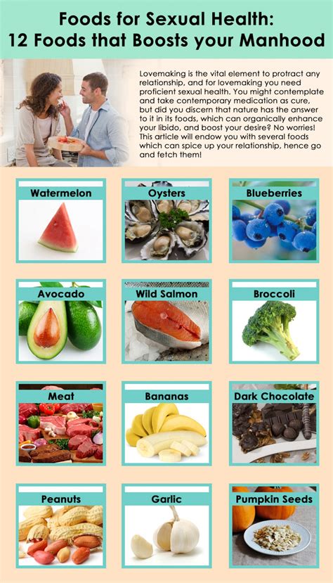 top 12 foods for men s sexual health