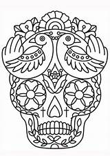 Calaveras Colorear Bordar Kleurplaten Calavera Mexicanas Doodshoofd Muertos Mexicano Stoner Bordados Skulls Volwassenen Voor Patrones Mexicanos Calacas Zentangle Downloaden Kleurplaat sketch template