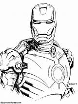 Ironman Agrandar sketch template