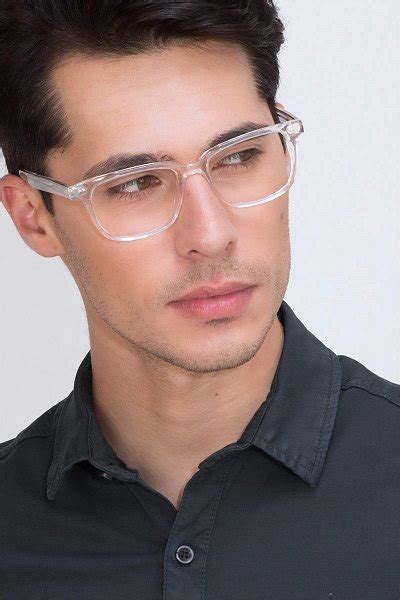 Pacific Rectangle Clear Frame Eyeglasses Eyebuydirect
