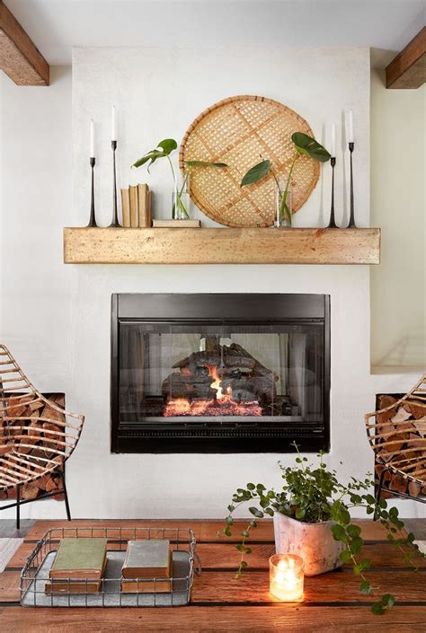 fixer upper season  episode  ivy house fireplace mantle decor