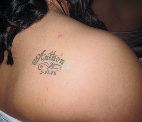 Remembering Name Tattoo N Back Shoulder Tattoomagz › Tattoo Designs
