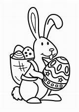 Osterhase Malvorlage Hase Ostern sketch template